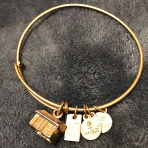 Alex and Ani brass gold bracelet